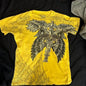 Men's Skull with Wings Graphic Printed T-shirt
