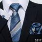 Silk Tie Pocket Squares Necktie Suit Accessories