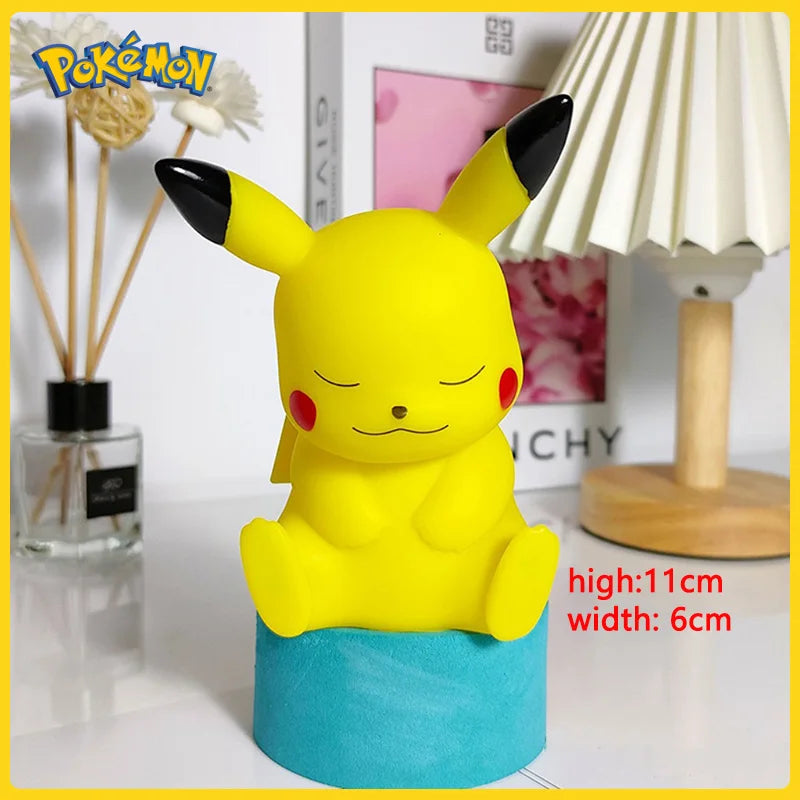 Pokemon Pikachu Night Light Glowing Anime Figures Toy Bedside Led Lamp Gengar Kawaii Children Christmas Gift Halloween Girl Boy