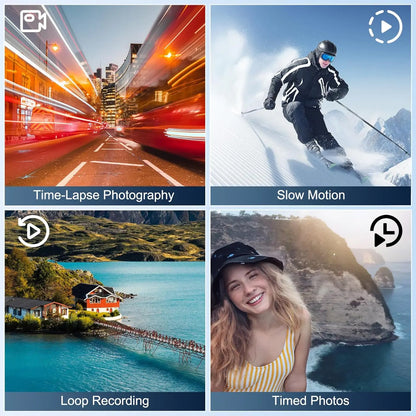 NBD 4K HD&48MP Camcorder Video Camera With Wi-Fi & App Control,Video Recorder with 3X Battery Life, 16X Zoom, 270° IPS Screen
