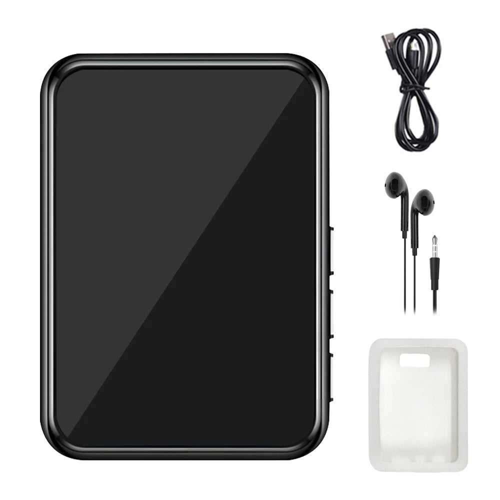 2026 New Bluetooth 5.4 Touch Screen MP3 Player HiFi Lossless Music Play Built-in Speaker 32GB Support Recording E-Book