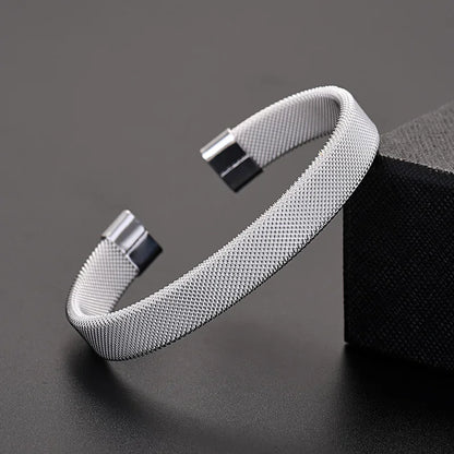 Trendy 925 Sterling Silver Bangles Bracelet Charms