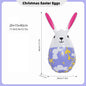 35/40cm Easter Rabbit Eggs Ballon PVC Children Inflated Ballon Garden Home Decoration Outdoor Kid Toys Ornament