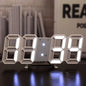 3D LED Digital Clock Wall Decoration Glow Night Mode Decoration for Bedroom Adjustable Electronic Watch Room Decor Aesthetics