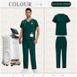 Multilcolors Beauty Work Clothes Hospital Nurse Uniforms Medical Scrub Set Women Men Clinical Clothes Dental Surgery Accessories