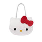 Sanrio Hello Kitty Shoulder Bags Cute Cartoon Bow Large Capacity PU Handbag Bag