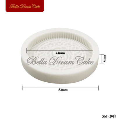 3D Mini Cream‑Filled Cookie Silicone Mold – Biscuit, Fondant & Chocolate DIY Baking Tool