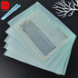 5pcs Plastic Transparent Document Storage Folder  Bag 16C -A4 Paper Size