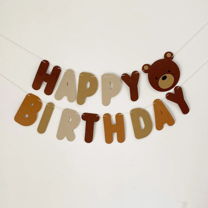 Brown Teddy Bear Party Baby Shower Supplies