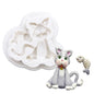 Monkey Lion Bunny Elephant Giraffe Silicone Sugarcraft Mold Resin Tools Cupcake Baking Mould Fondant Cake Decorating Tools