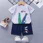 Fashion New Children Sets 6m-6y Toddler Costume Summer Blouse + Shorts Set For Kids Clothing Baby Girls T-shirt Outfit