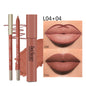 Matte Lipliner & Lipstick Set, Waterproof Long Lasting, Soft Matte, Color Rendering
