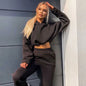 Women’s Oversized Winter Tracksuit – Hoodie & Sweatpants Set