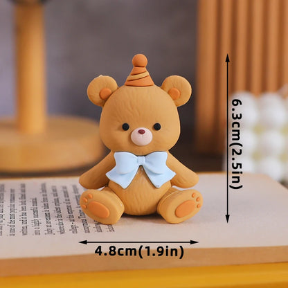 Bear or Balls Cake Toppers Teddy Theme Party Decor
