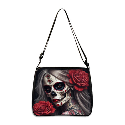 Day of the Dead Skull Crossbody – Mexico Print Messenger Bag for Travel & Everyday Use