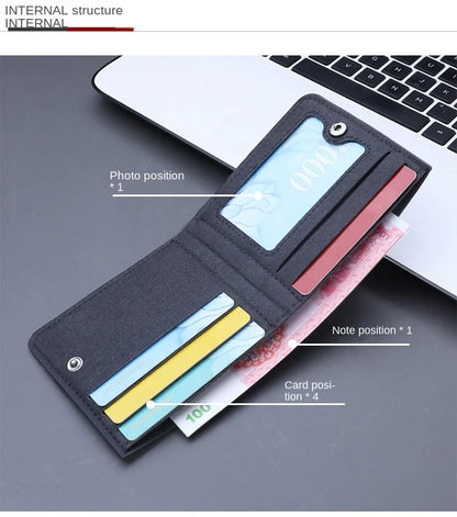 Child's Play Chucky Canvas Men Wallet Black/blue/gray Card Holder Male Money Bag bank Holder Short Purse Credit Card Case Bag