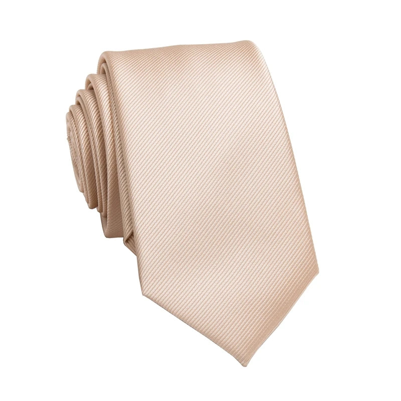 Men's Slim Tie Classic Solid Color
