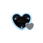 Solar Heart‑Shaped Car Neon Light – Wireless LED Ambient Lamp with Suction Cup & USB Recharge