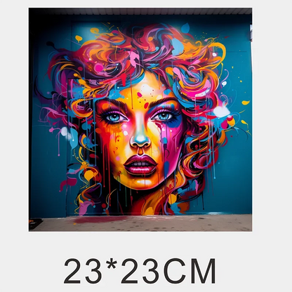 Graffiti Animal Iips Fashion Iron Sticker Patch For Clothing T-shirt DIY Hoodie Jacket Sticker DTF PPatch Is Waterproof