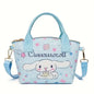 Lovely Sanrio Cinnamoroll Hello Kitty Tote Handbag Stylish Versatile with Adorable Kuromi Mymelody Prints Perfect Shoulder Bag
