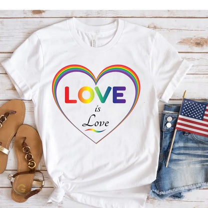 Pride  Love Is Love Printed Women T-shirts