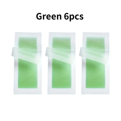 Professional Hair Removal Wax Strips – Double‑Sided Cold Strips for Legs, Body & Face (6/10/20 PCS)