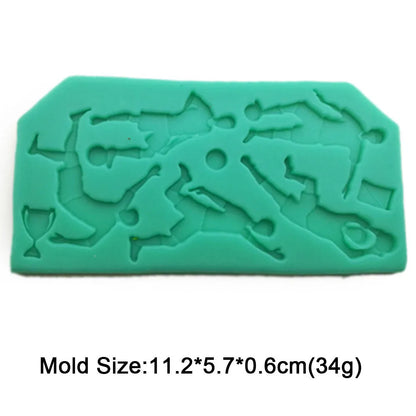 Sports Ball Silicone Mold – Baseball, Football & Basketball Cake Decorating Tool