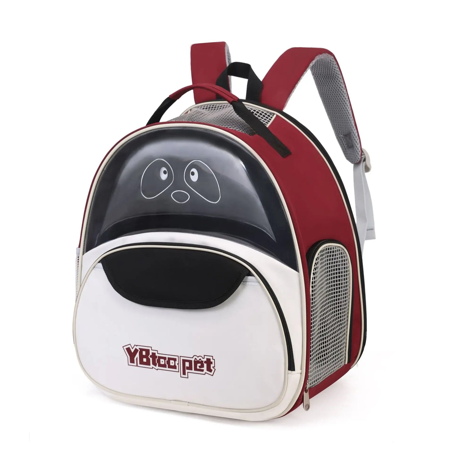 Cat backpack, outing schoolbag, double-shoulder pet bag, cat for travel, dog and cat supplies, transparent large-capacity portab