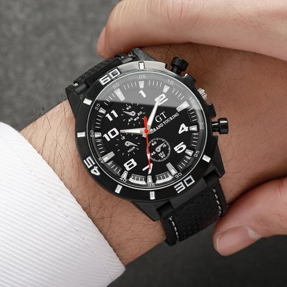 6PCS/Set Men Watches Fashion Silicone Band Mens Sports Watches Reloj Hombre（Without Box）
