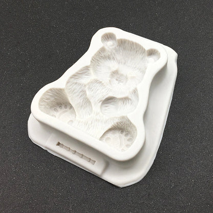 Panda Bamboo Silicone Mold Sugarcraft Chocolate Cupcake Baking Mold Fondant Cake Decorating Tools
