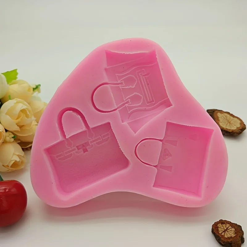 1 piece, 3-pack cake decoration and baking mold, sugar flipping silicone mold, chocolate mold