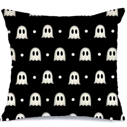 Spooky Halloween Pillowcases: Ghosts, Spider, and Boo! Designs Sofa cushion cover