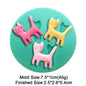 Cat Silicone Mold Cute Kitten Styles Baking Fondant Cake Decorating Tools Chocolate Sugar Cupcake DIY Kitchen Baking Mould