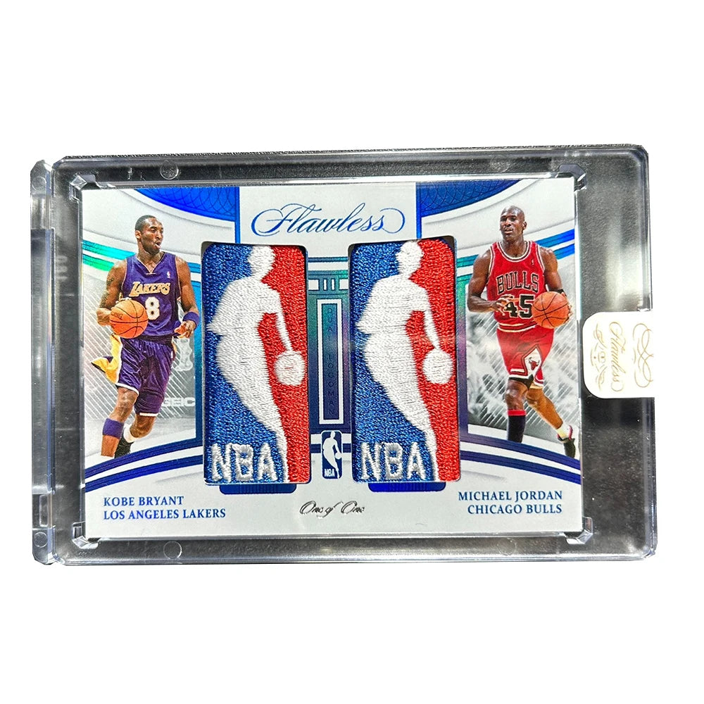 PANINI LOGOMAN Doncic Curry Wembanyama James Irving Davis Jordan Kobe DIY Real material collection card bricks holiday gifts