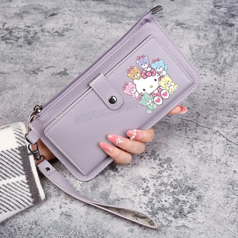 Hello Kitty Women Wallets PU Leather