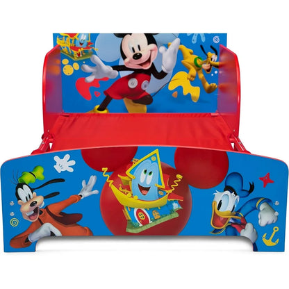 Disney Mickey Mouse Wood and Metal Toddler Bed