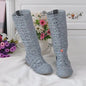Hollow Boots Shoes Breathable Knit Line Mesh Korean High Summer Women Boots Knee High Womens Shoes