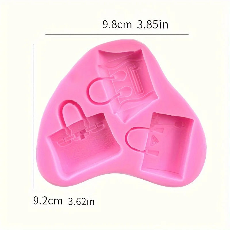 1 piece, 3-pack cake decoration and baking mold, sugar flipping silicone mold, chocolate mold