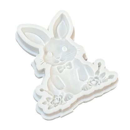 Easter Bunny Flower Silicone Sugarcraft Mold Chocolate Cupcake Baking Fondant Cake Decorating Tools