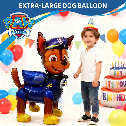 3D Paw Patrol Balloons Giant Standing Inflatable Cartoon Dog Balloon for Children's Birthday Party Decoration Supplies