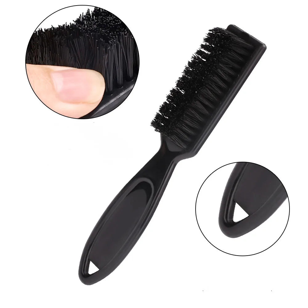 Professional Barber Neck Duster Brush Wood Handle with Hook Hairdressing Cleaning Brush Natural Fiber Salon Hair Sweep Brushes