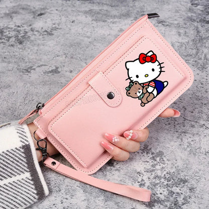 Hello Kitty Women Wallets PU Leather