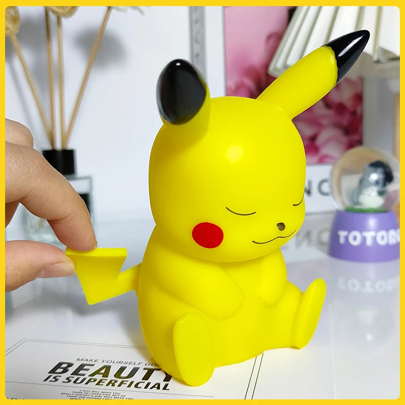 Pokemon Pikachu Night Light Glowing Anime Figures Toy Bedside Led Lamp Gengar Kawaii Children Christmas Gift Halloween Girl Boy