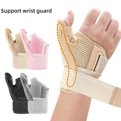 1Pc Flexible Splint Wrist Thumb Support Brace Adjustable Wrist Thumb Stabilizer Immobilizer Trigger Thumbs Support Braces