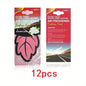 3-60 pieces Car Air Freshener, Natural Scented Tea Paper, Hanging Perfume Fragrance, Leaf Shape, Car Accessories, Interior.