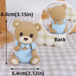 New Hot Air Balloon Cake Decoration Pink Blue Bear Cake Topper for Boy Girl Baby Shower Kids Happy Birthday Party Supplies Gifts