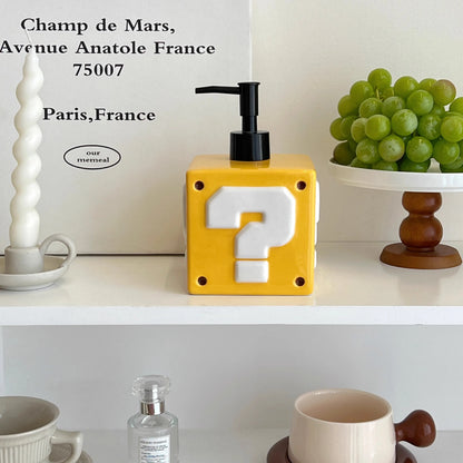 Super Mario Press Bottle – Refillable Shower Gel & Hand Soap Dispenser, Cute Bathroom Gift