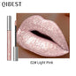 6 Colors Metallic Glitter Diamond Liquid Lipstick Waterproof Long Lasting Pearl Shiny
