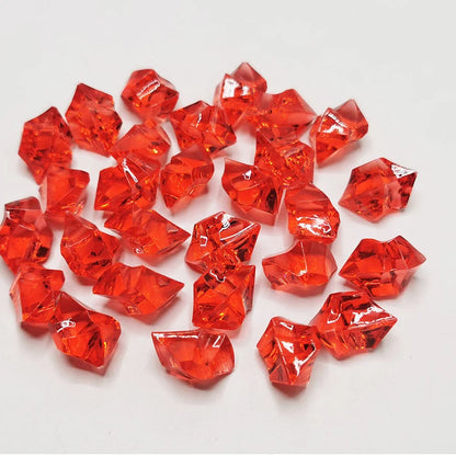 100pcs-200PCS/lot 25X18mm Acrylic Crystal Ice Rock Stones Vase Gems For Wedding Party Decor Confetti Table Scatter Beads