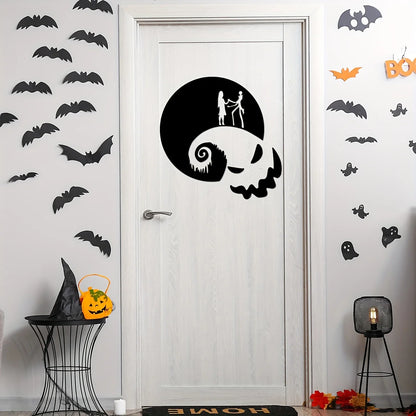 Black Halloween Stickers,Vinyl Waterproof Stickers for Laptop,Envelopes,Bumper,Skateboard,Water Bottles,Computer,Phone, Cool Stu